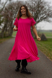 Rosa Kleid Ballerina Rosa