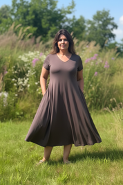 Brun V-Neck 1