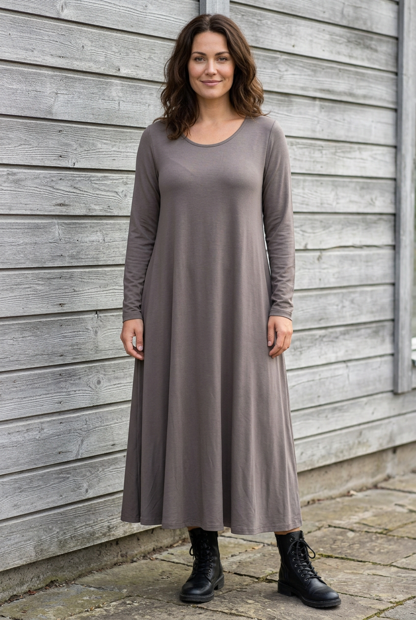 Ballerina Long Sleeve – Granit Brown