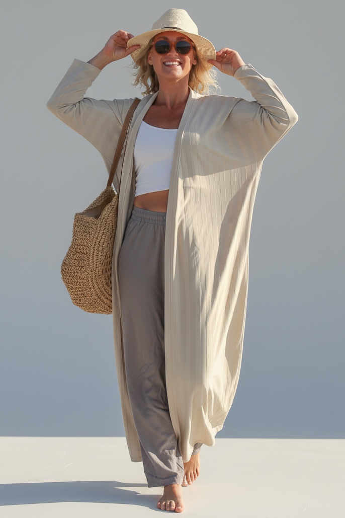 Beige Kimono Victoria Beige