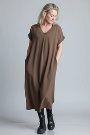 Brown Dress Roxy Dark Choco