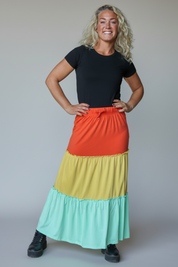 Multicolored Skirt Viksfors Flame