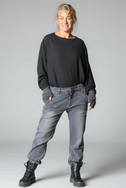 Grå Jeans Sandhamn Classic Grey