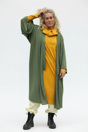 Grüner Kimono Warmes Grün