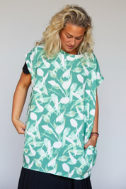 Groene Tuniek Dalia Groene Print