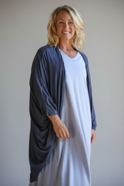 Dunkelblauer Cape Bergang Night Shadow