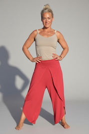 Röd Byxa Layer Pant Red