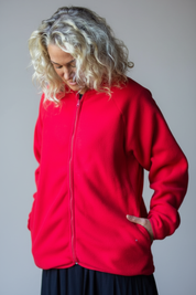 Röd Fleecetröja Källviken Red