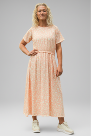 Rosa Kleid mit Blumenmuster Appelvik Rosa