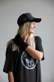 Svart Keps Hängmatta Retro Black