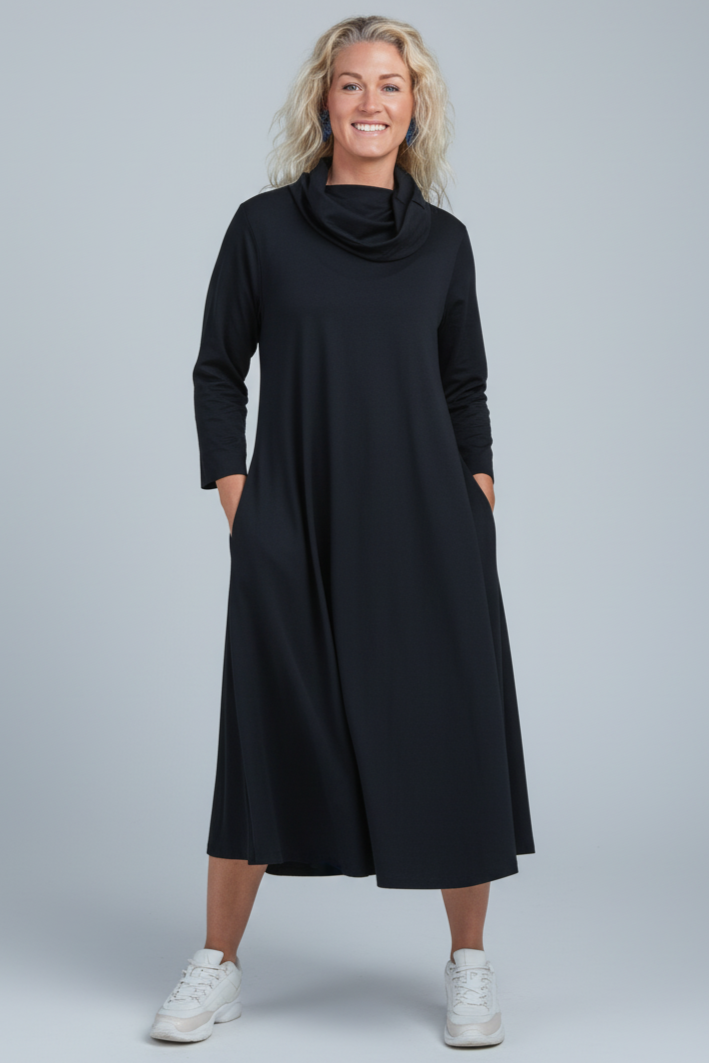 Svart Klänning Ballerina Polo Black