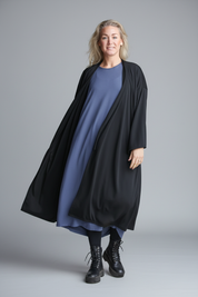 Schwarzer Kimono Schwarz