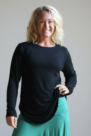 Svart Tröja Frida Longsleeve Black