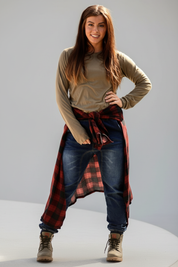Mörkblå Jeans Urban Stretch Dark Blue