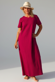Bourgogne kjole Milly Maroon