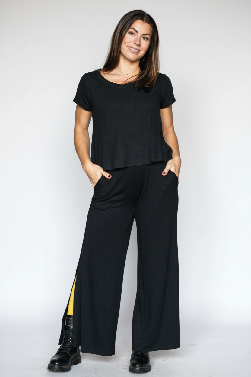 Black Trousers Visby Black