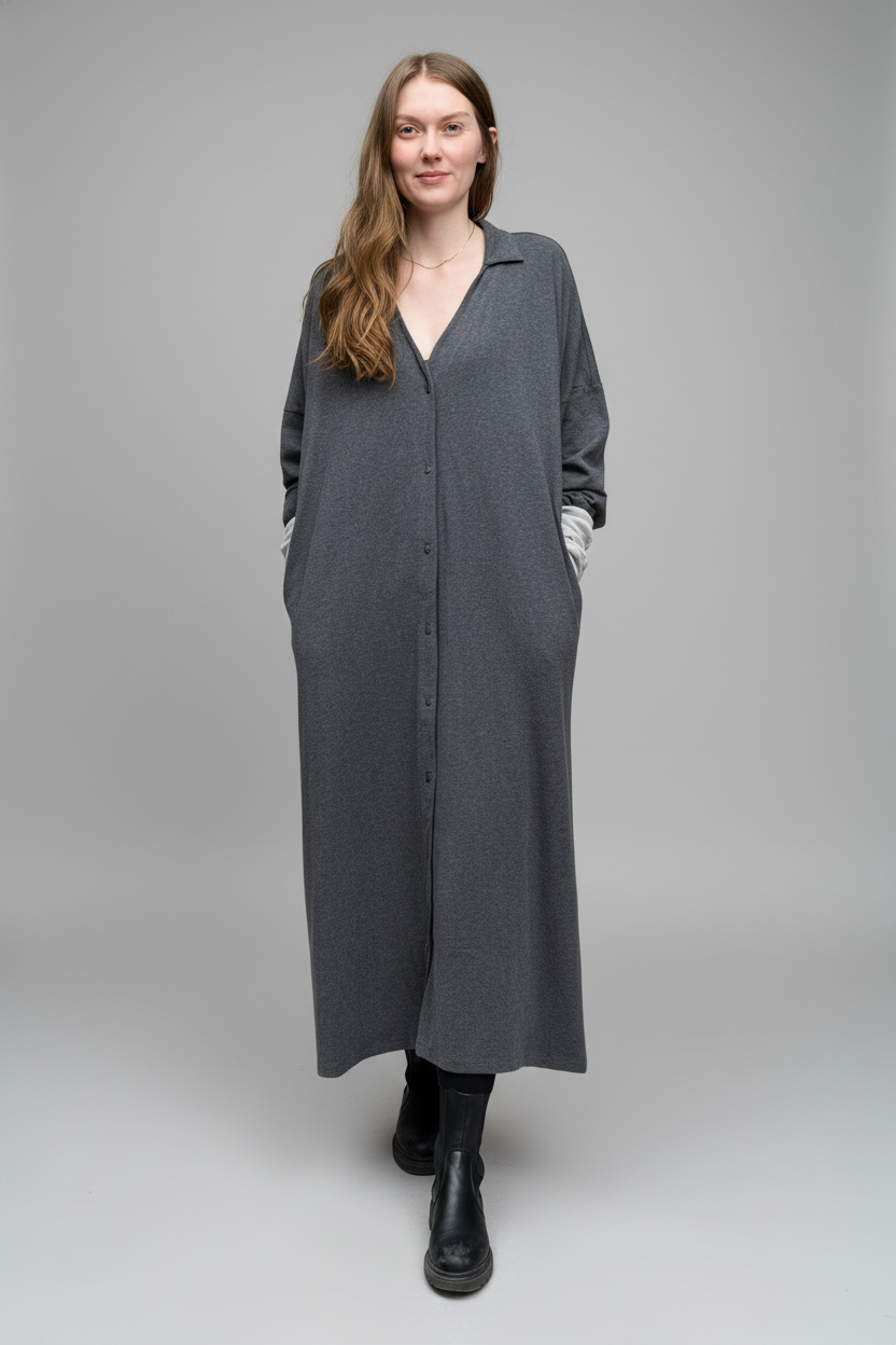 Grå Sahara Cotton Longsleeve Grey