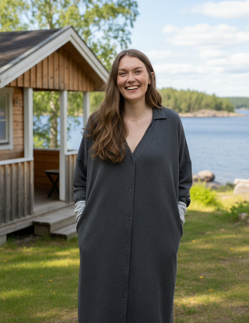 Glad vid sommarstuga