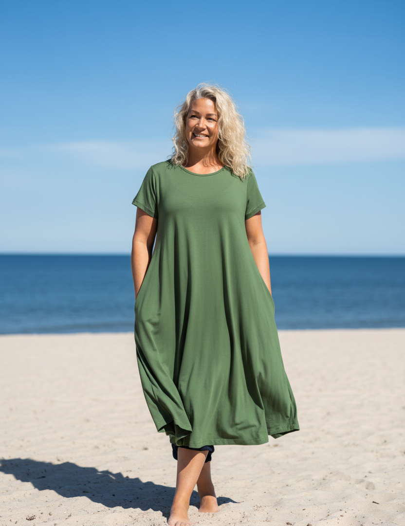 Grön ballerina dagsljus 1