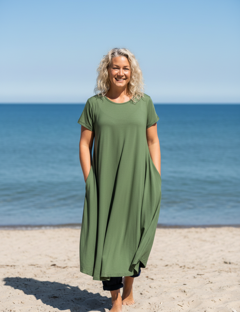 Grön ballerina dagsljus 3