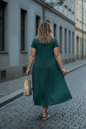 Kallgrön Ballerina mellan plåtningar
