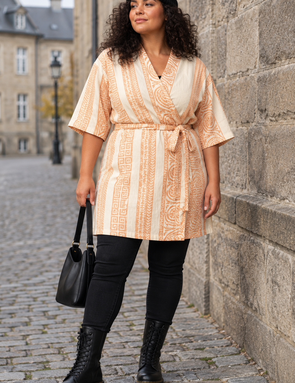 Kimono knuten i midjan