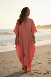 Korallrosa stängd 1