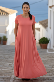 Mörkbrunt hår i hästsvans