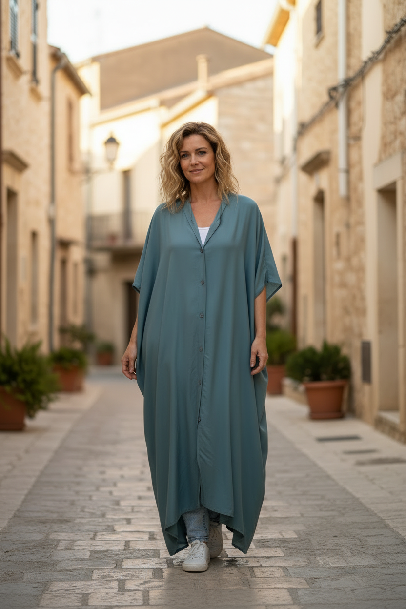 Medium turkos-grå 1