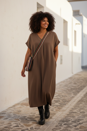 Modell utan bälte går