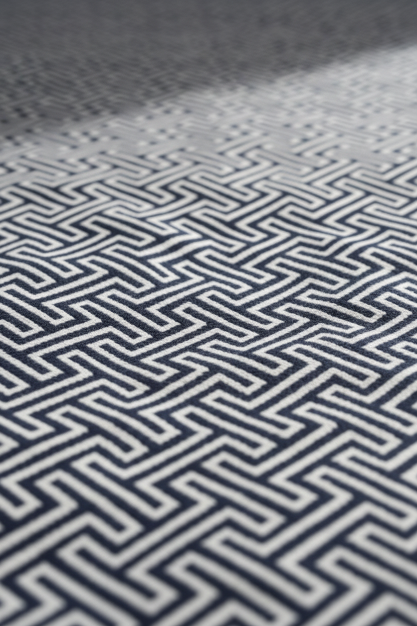 NÄRBILD - Detaljer på korgflätsmönstret