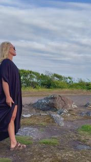 Sort Kaftan Kjole Olinda Sort