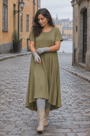 Rättar till en handske