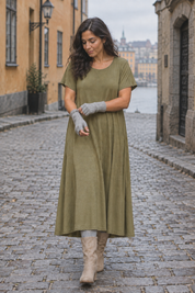 Rättar till handsken