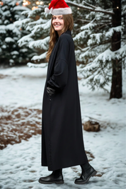 Svart Sahara Cotton Longsleeve Black