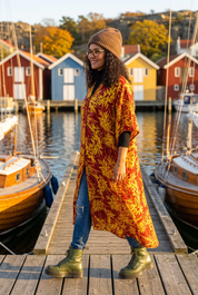 Stängd kaftan vid fiskebåtar
