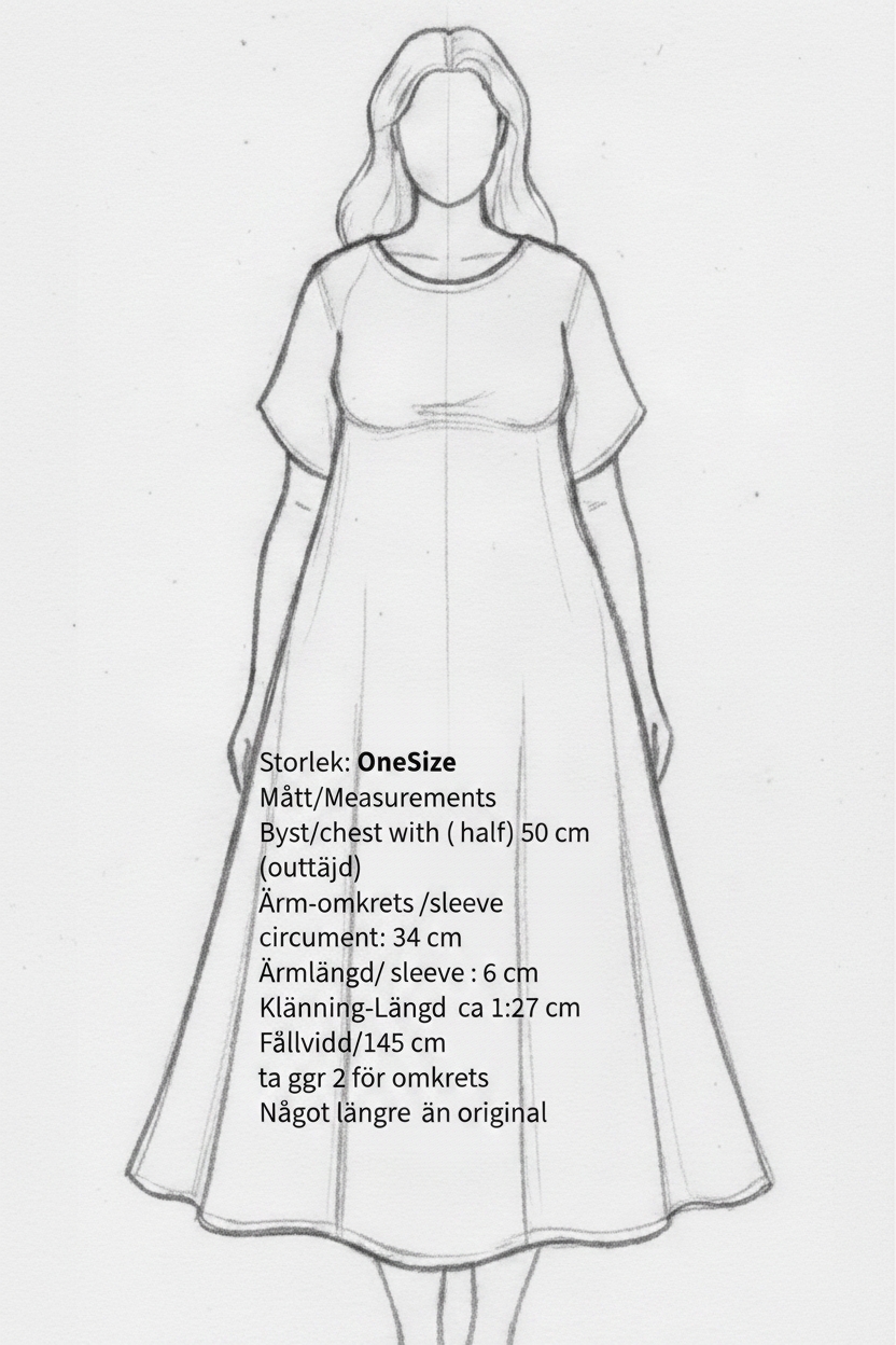 Storleksskiss OneSize längre stående 2:3