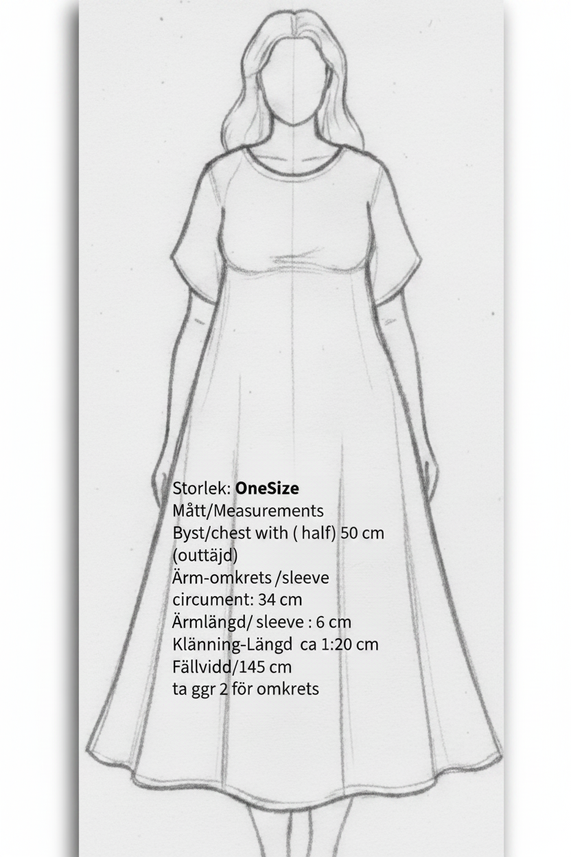 Storleksskiss OneSize stående 2:3