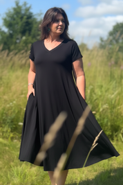 Svart V-Neck 1