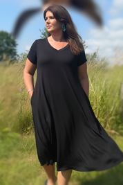 Svart V-Neck 2