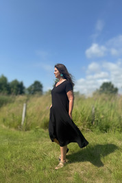Svart V-Neck 4