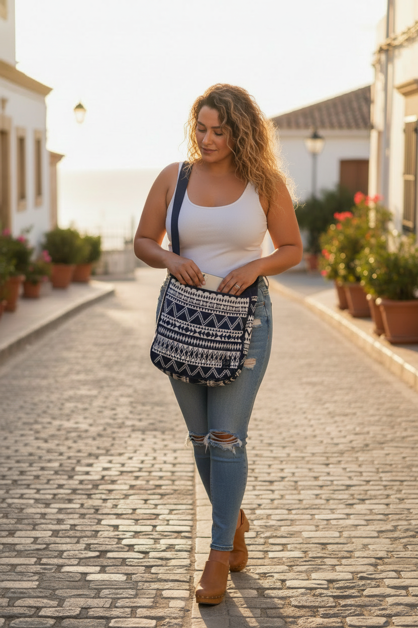 Tar något ur väskan