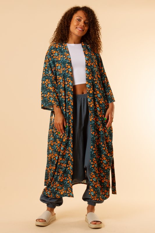 Tylösand Kimono Flower Green